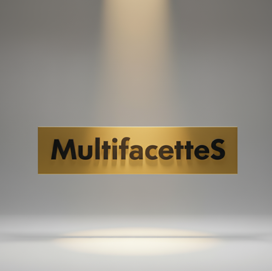 acrostiches noir sur or